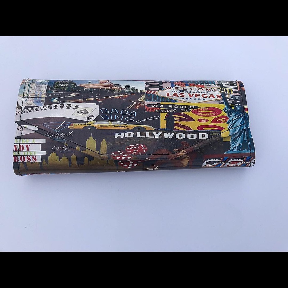 Vintage Hollywood print wallet